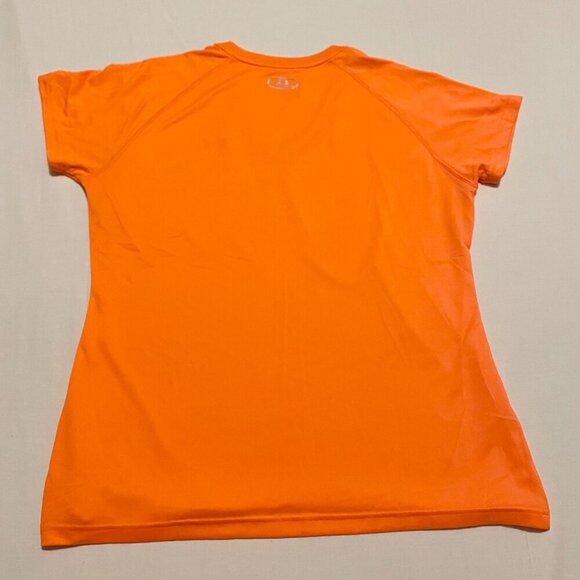 Under Armour Womens Shirt Size Large Heatgear Semi Fitted Tshirt Vneck - Picture 9 of 16